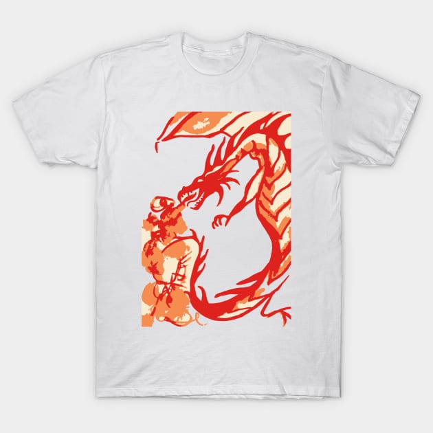 Red Dragon Fire Breath T-Shirt by drknice